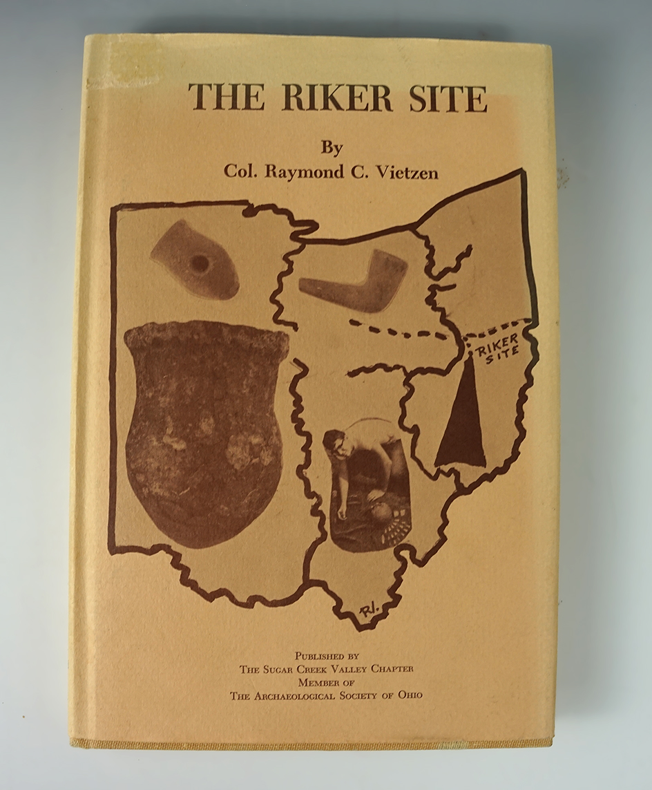 Hardcover Book: The Riker Site by Raymond Vietzen, with dust jacket. In very nice condition.