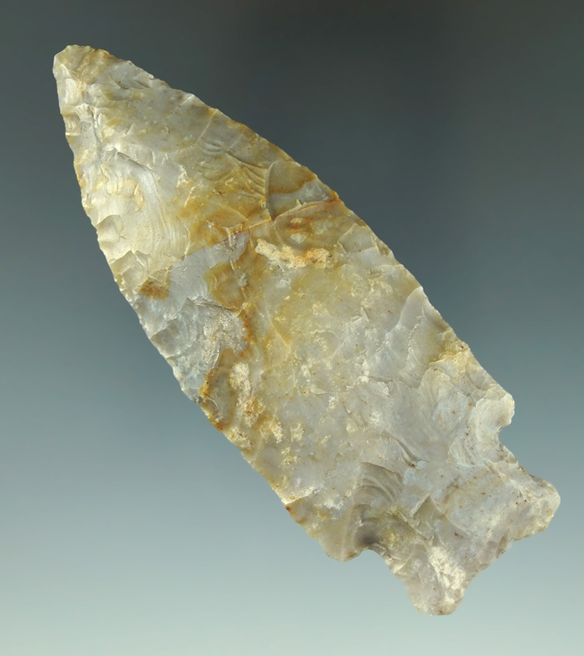 3 13/16" Flint Ridge Flint Knife in good condition found in Ohio.