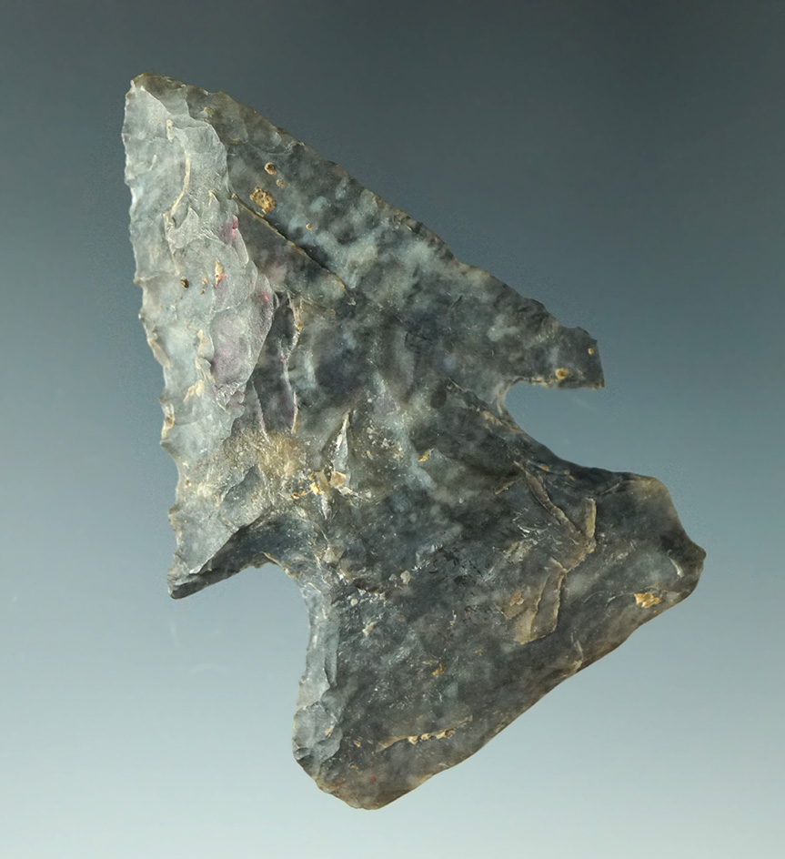 2 1/2" Archaic Bevel found in Richland Co., Ohio made from Coshocton Flint. Ex. Hooks