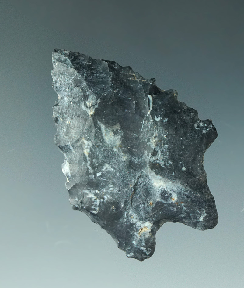 1 11/16" Tapered Stem Bifurcate found in Wayne Co., Ohio. Ex. Hooks collection.