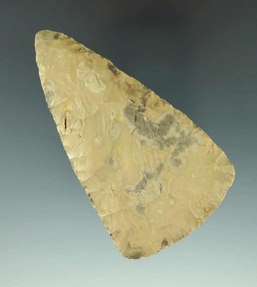 3 5/8" well flaked Covington Blade found in Texas. Museum Deaccession! Ex. Culpepper