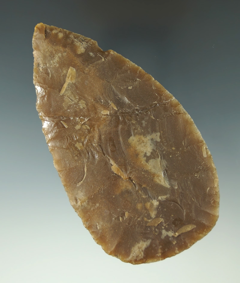 Thin! 4 7/16" Covington Blade found in Texas that is broken and glued at the mid secti