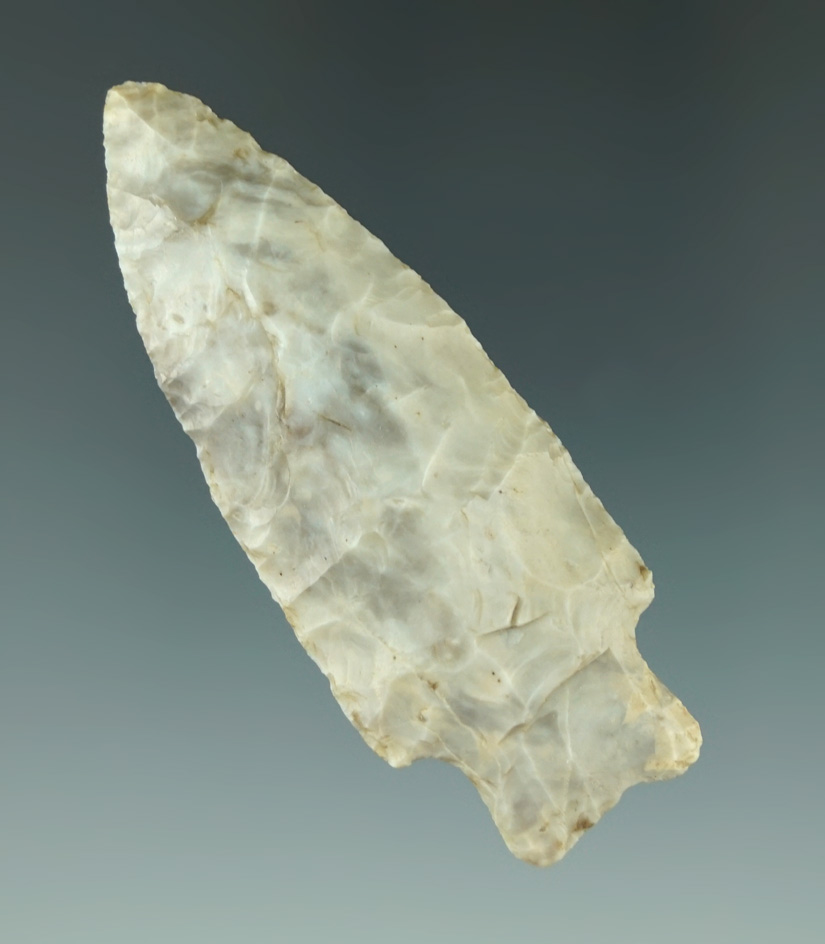 2 3/4" Heavy Duty made from Flint Ridge Flint found in Ohio. Comes with a Bennett COA.