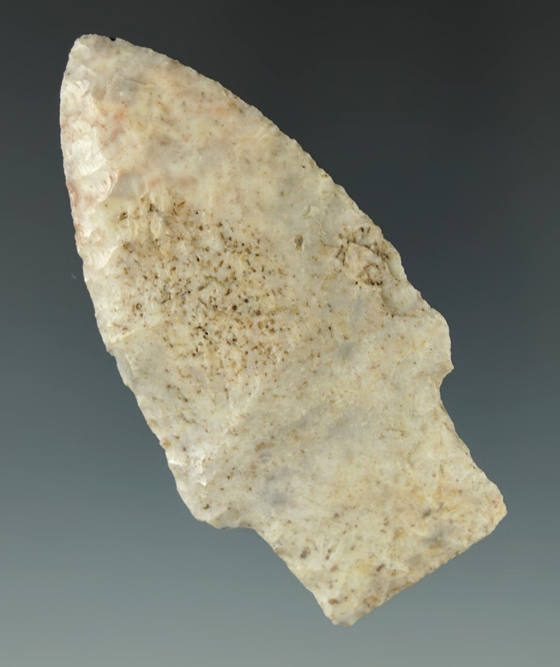 2 15/16" Scottsbluff II found in Howard Co., Missouri. Comes with a Motley COA.