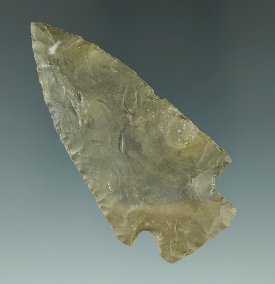 Museum Deaccession! 2 13/16" Lange point found in Texas.