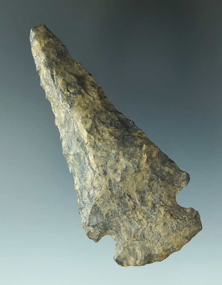 3 3/8" Duncan Island Knife made from mottled material.