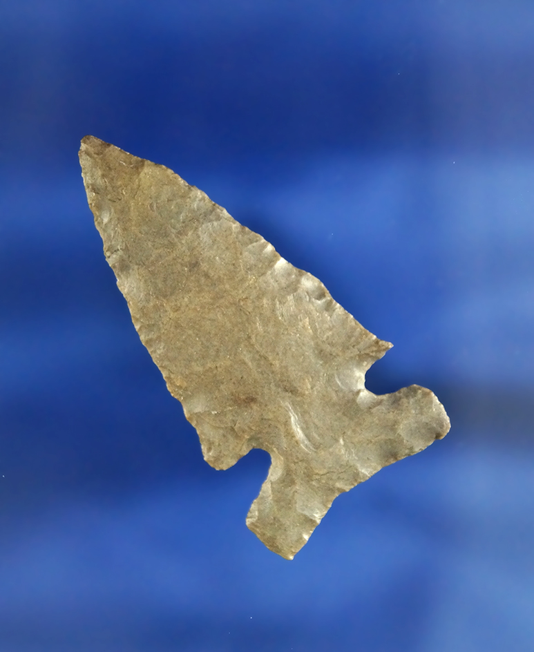 Thin and well flaked 1 13/16" Sidenotch found in southern Ohio.