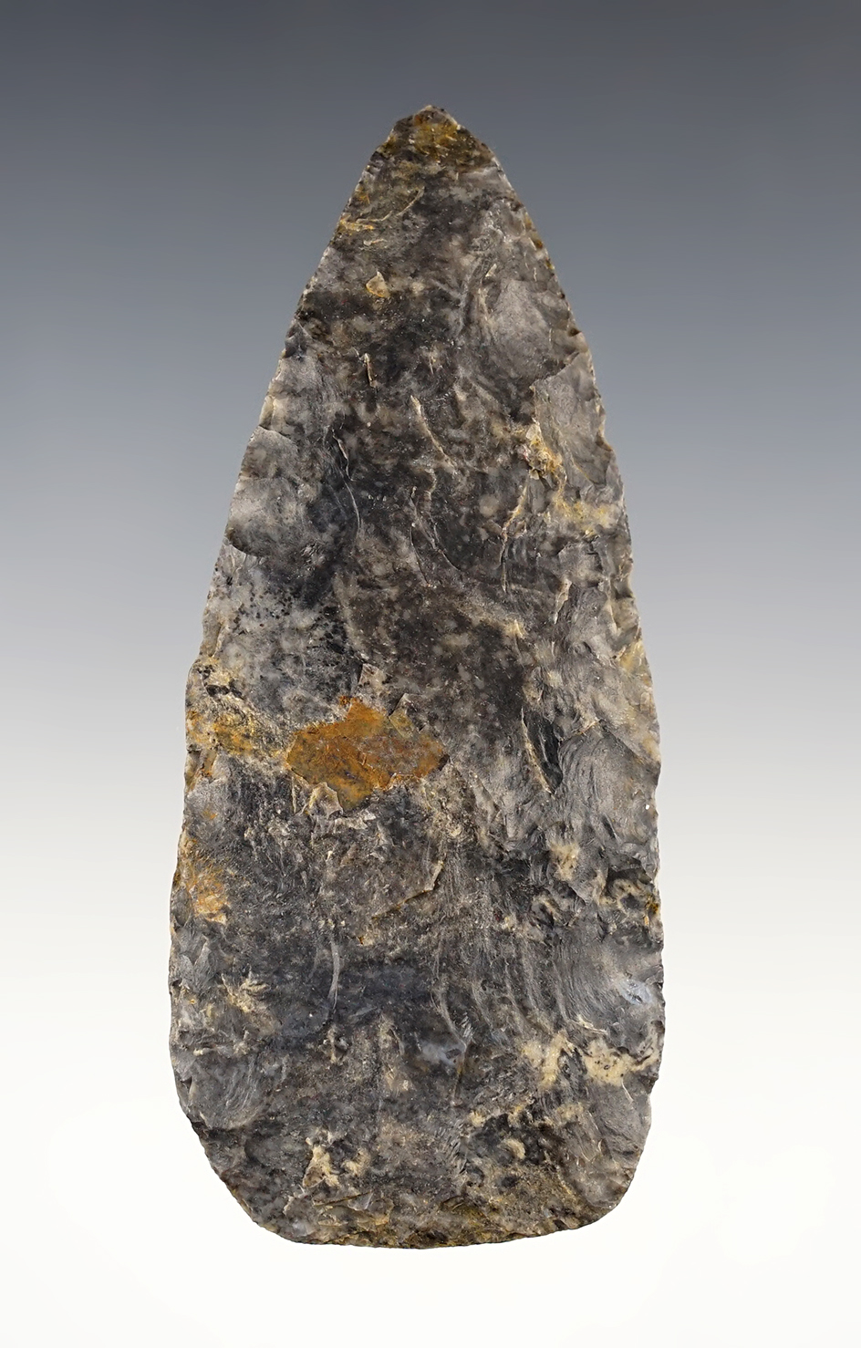 4 1/16" Cache Blade made from Coshocton Flint.  From the 1898 Holmes County Cache!