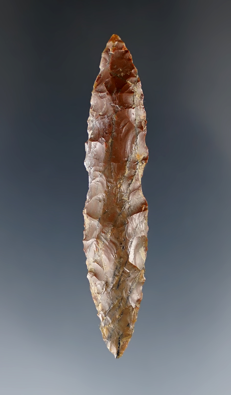 Rare! 2 3/8" Center Notch Miniature Blade found near Sauvies Island, Oregon.