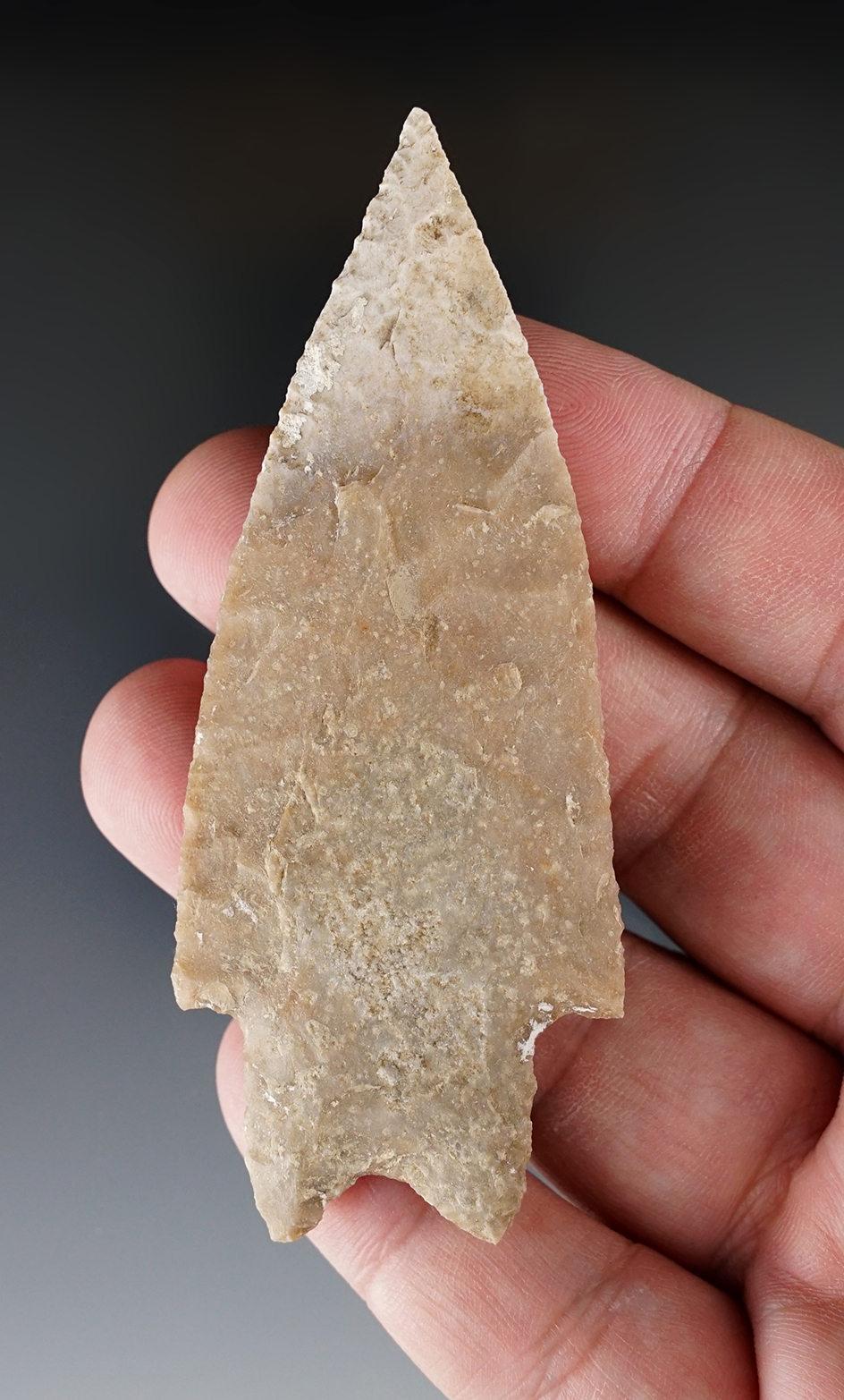 3 11/16" Pedernales point that is very nicely patinated and well styled. Bandera County Texas. COA.