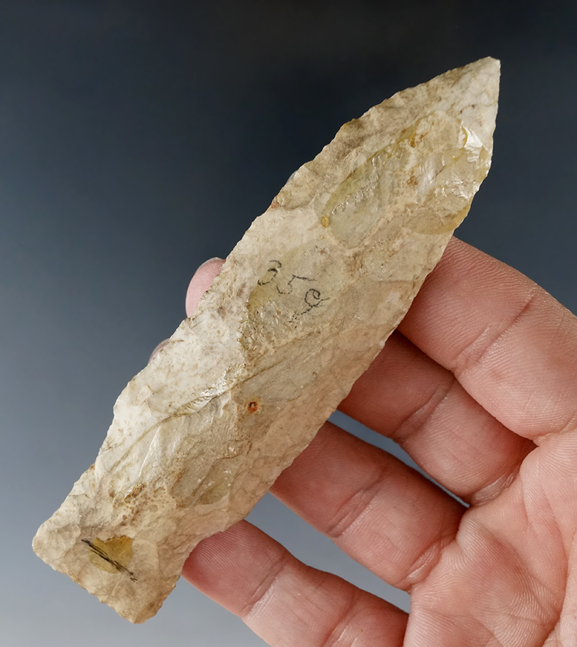 4 1/8" Stemmed Knife found in Illinois.