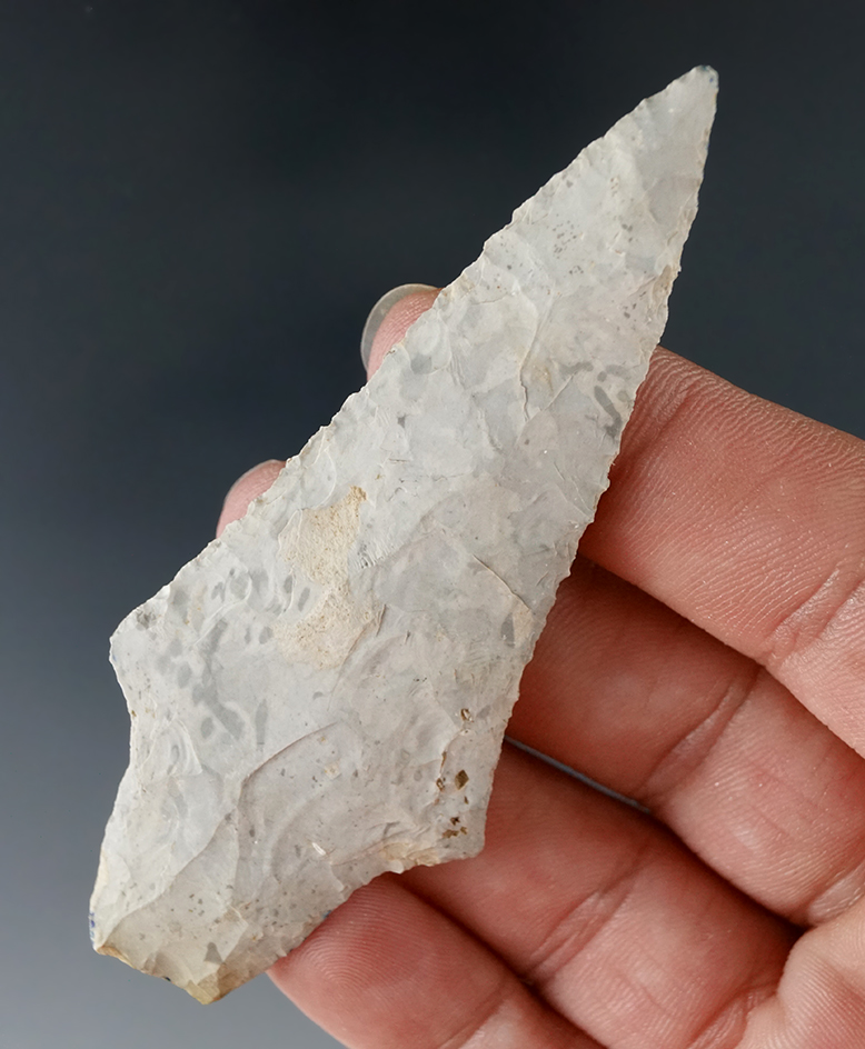 Thin and well flaked! 3 1/4" Hidden Valley found in Pettis Co., Missouri.