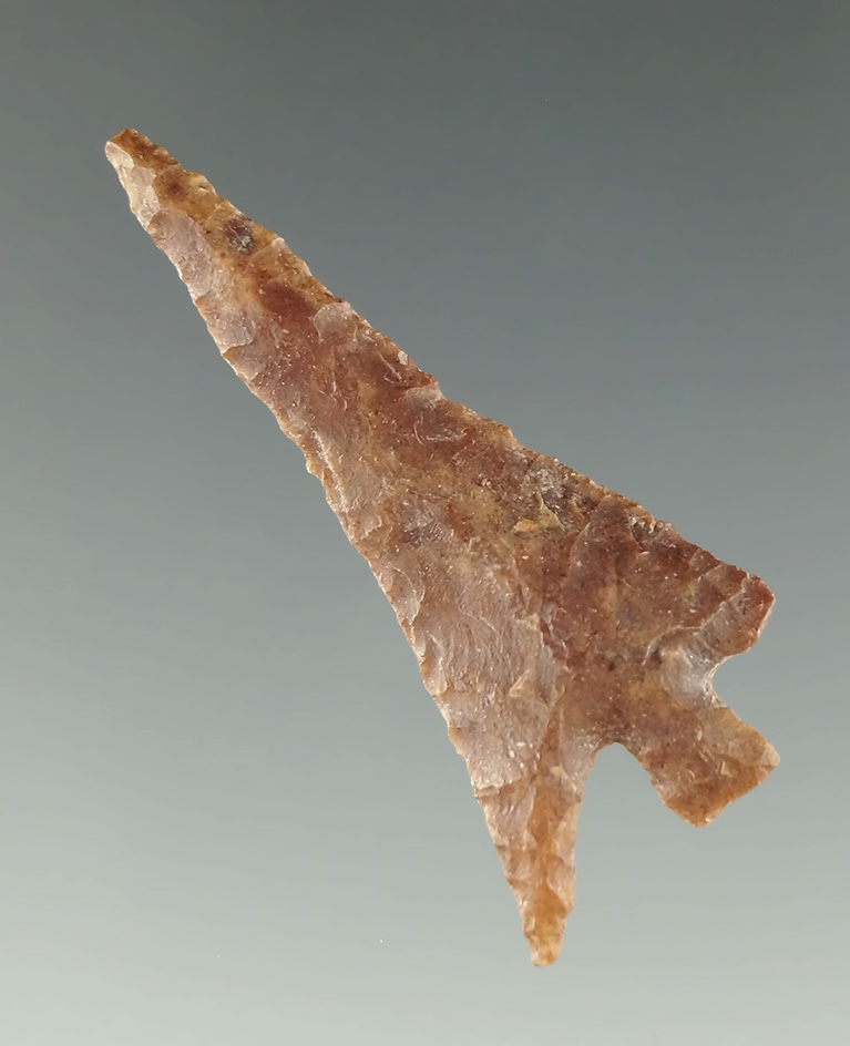 1 7/16" Columbia Plateau found in Wasco Co., Oregon by Lloyd McLeod in the 1950s.