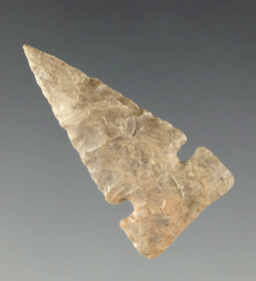 1 1/4" well styled Sidenotch in perfect condition found in the Plains region.