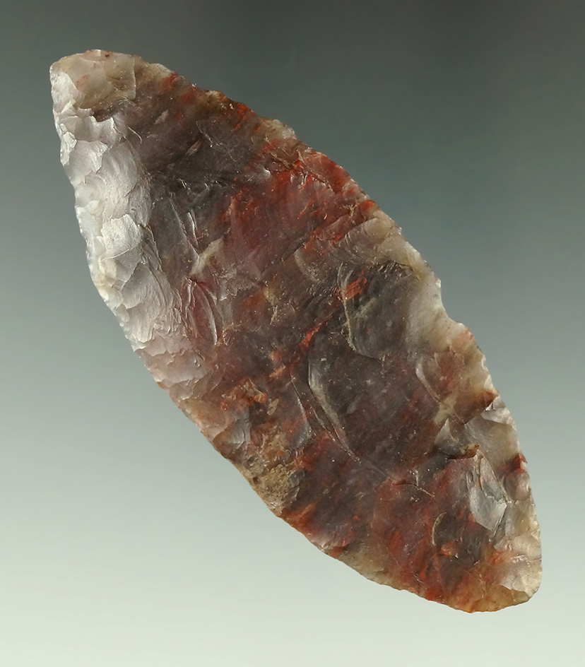 3" Bi-pointed Knife made from beautiful multicolored Agate found in the Western U. S.