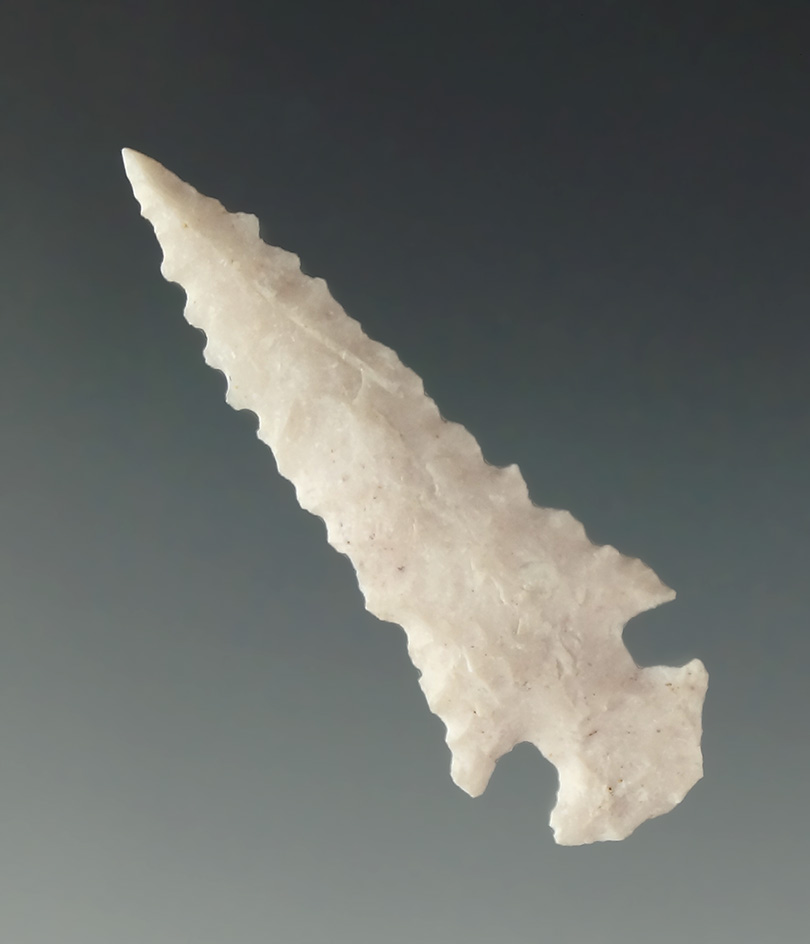 1 7/16" Well styled Sequoyah Birdpoint - Charles Shewey Collection, Museum of NA History.