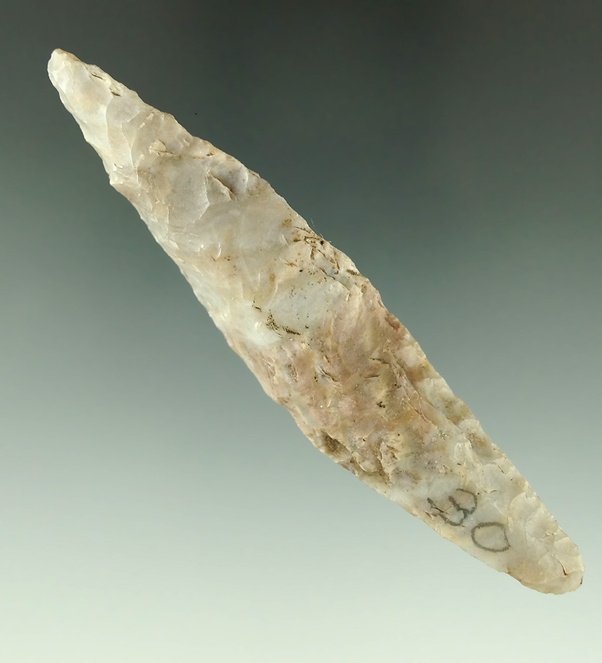 3 7/16" Harahey found in 1944 at the Browns Site. Nicely patinated.