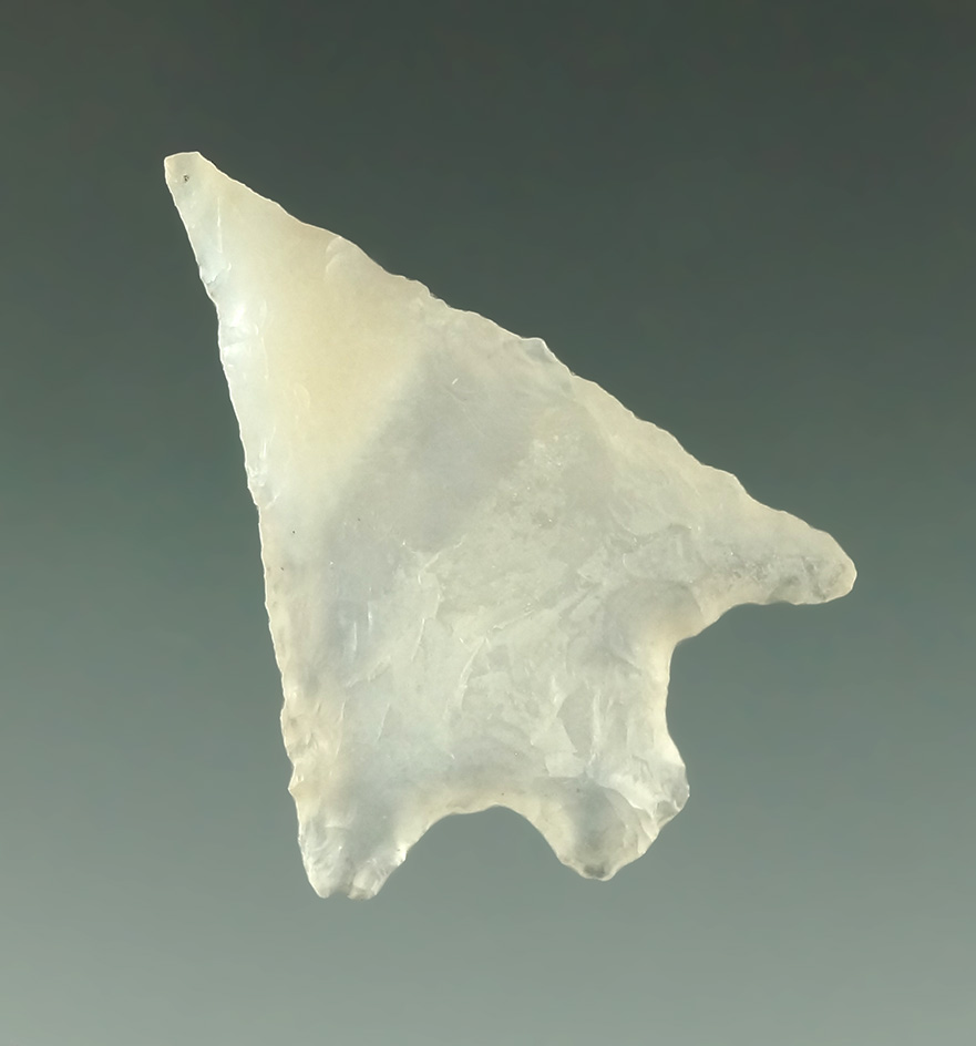 Translucent 1 1/8" Quilomene Bar found in Oregon. Ex. Shewey. Davis COA.