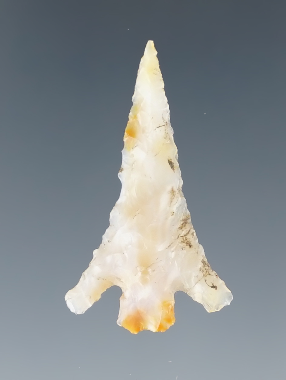 1 3/16" Columbia Plateau made from attractive semi-translucent agate found in Clark Co., WA.