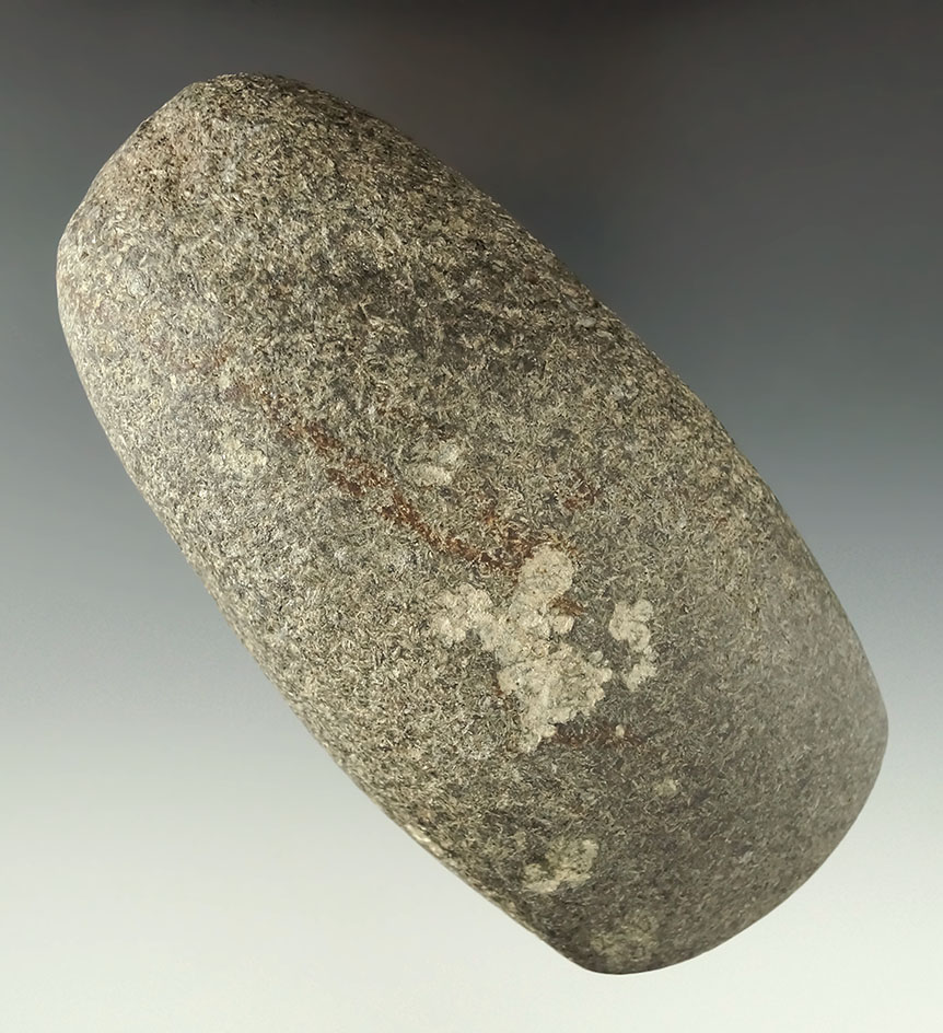 5 1/4" nicely styled Hardstone Celt found in Ohio in 1965.