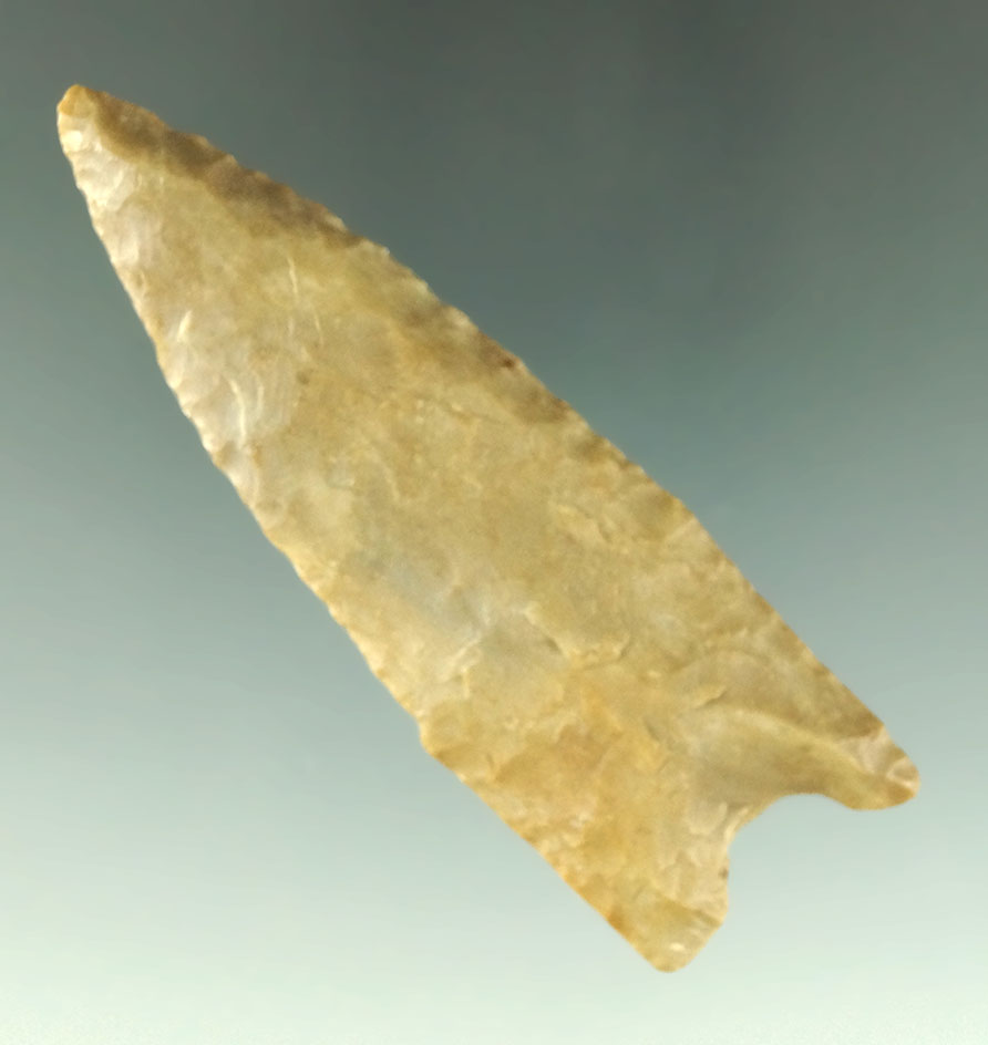 2 15/16" Meserve with nice steep bevels found near the Gulf Beach in Texas. Ex. Russell Long.