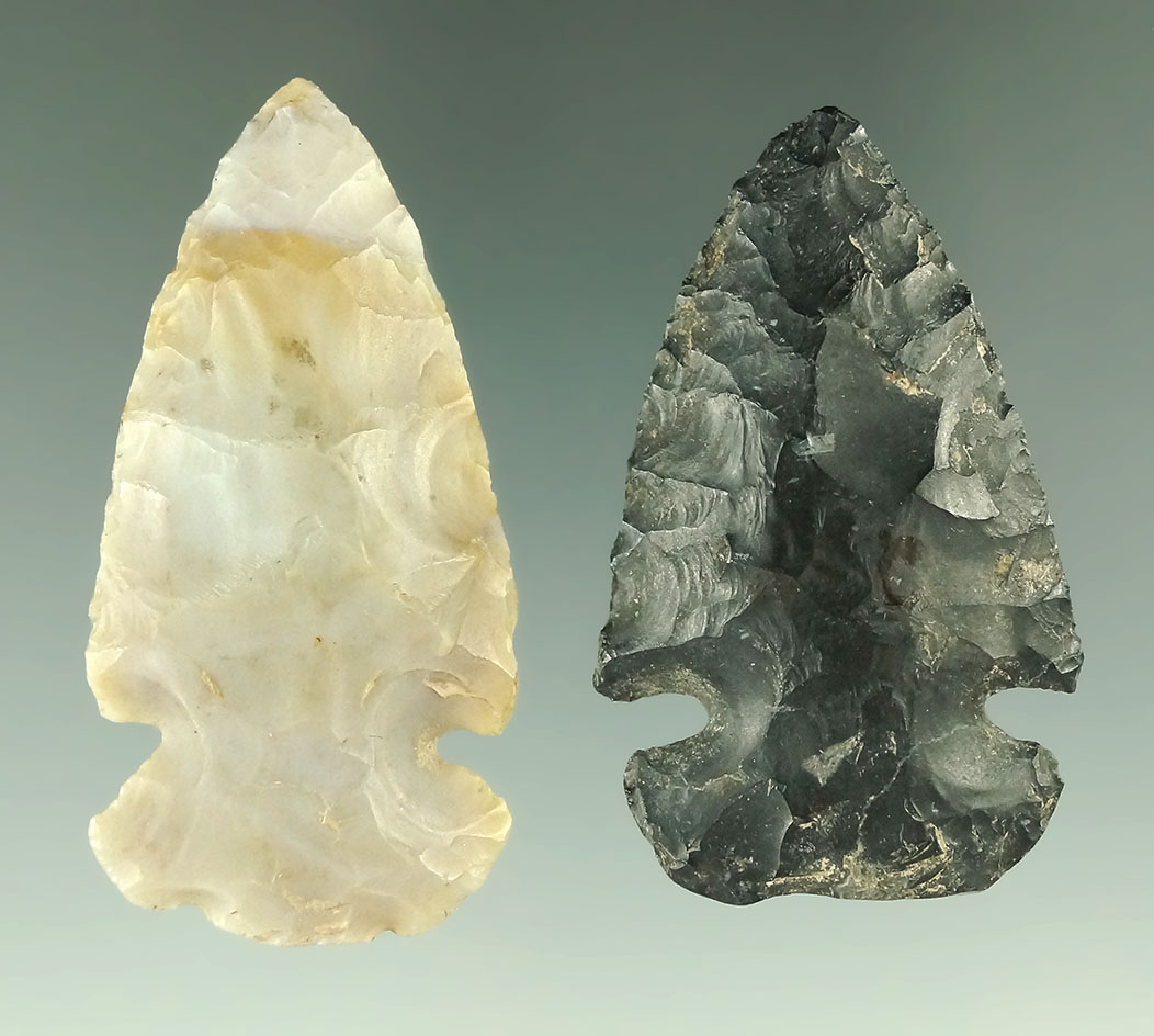 Pair of quality Dovetails, largest is 1 7/8". Found in Darke Co., Ohio.