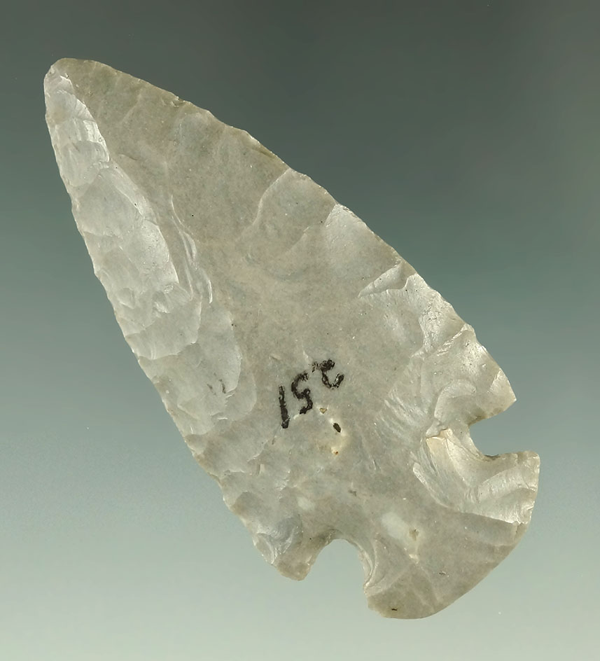 2 3/4" Hornstone Dovetail that is nicely made found in Miami Co., Ohio.