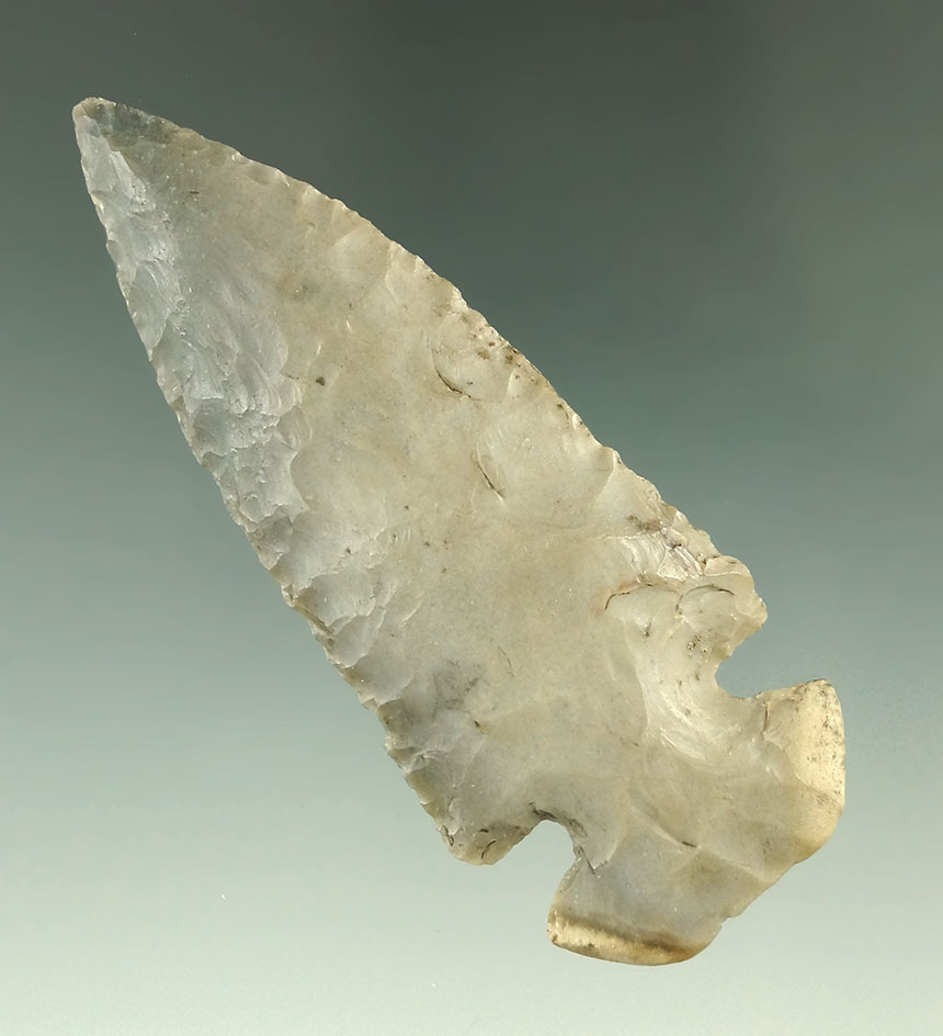 Nice! 3 1/4" Hornstone Dovetail found in Preble Co., Ohio.