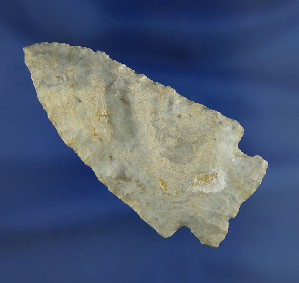 2 13/16" Stilwell Knife made from Indiana Green Flint found in Williams Co., Ohio, Ex. Harlan Snyde