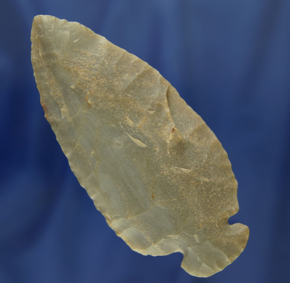 4" Dovetail made from Carter Cave Flint found in southern Ohio.