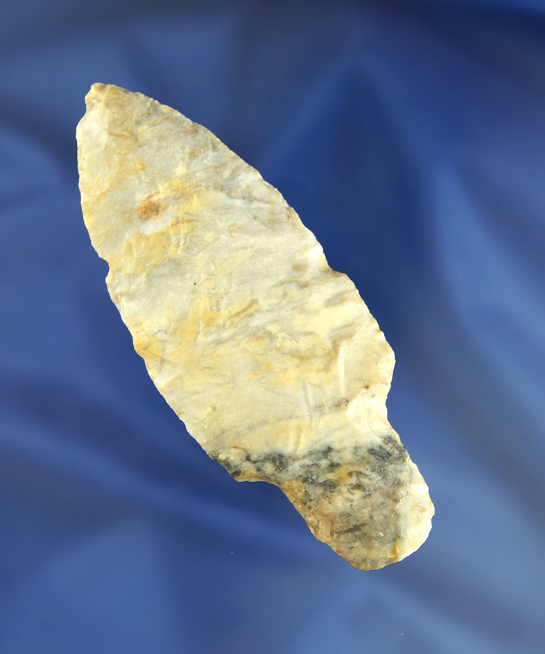 3 7/8" early Adena found along the Black Fork River, Ashland Co.,  Ohio. From Jack Hooks collection