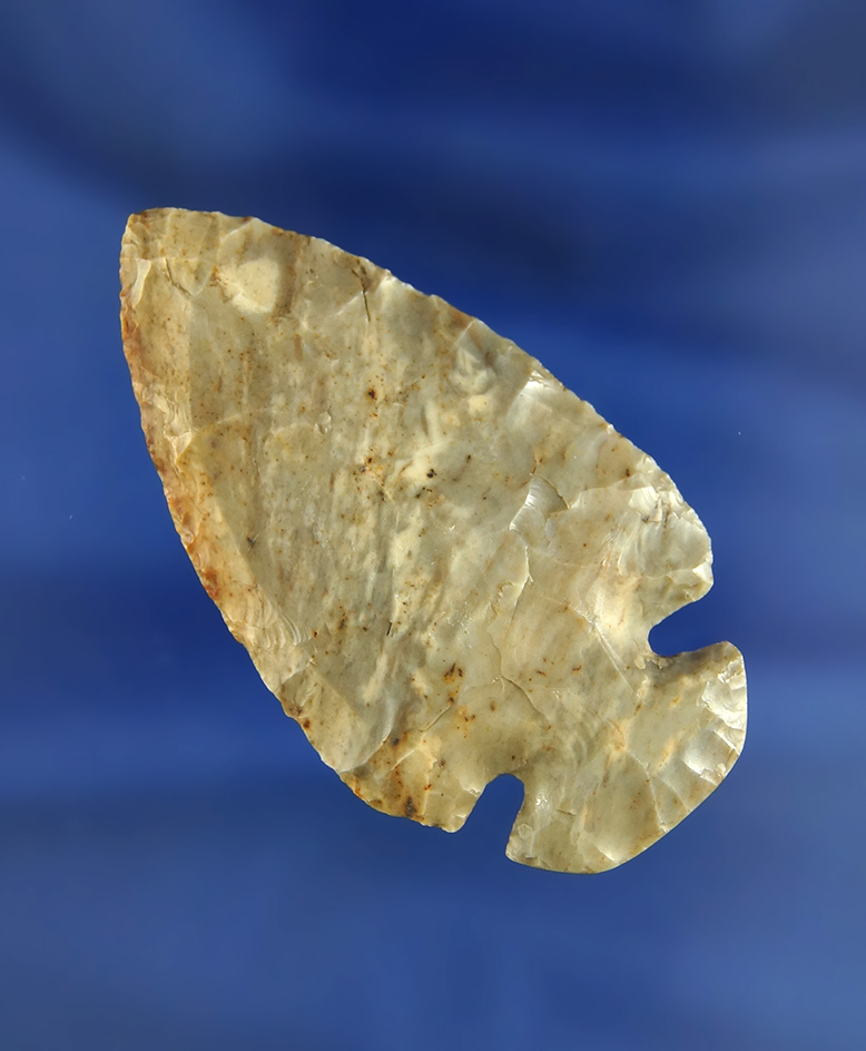 2 7/16" Flint Ridge Flint Dovetail found in Medina Co.,  Ohio