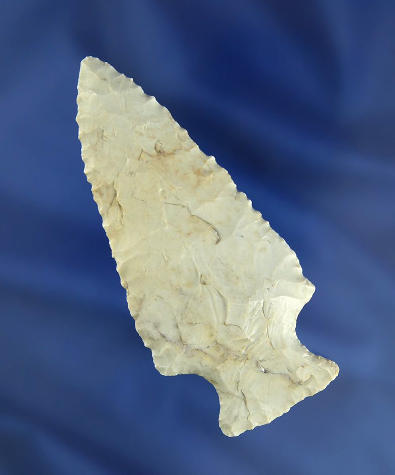 3 3/8" Flint Ridge Flint Hopewell found in Henry Co.,  Ohio.