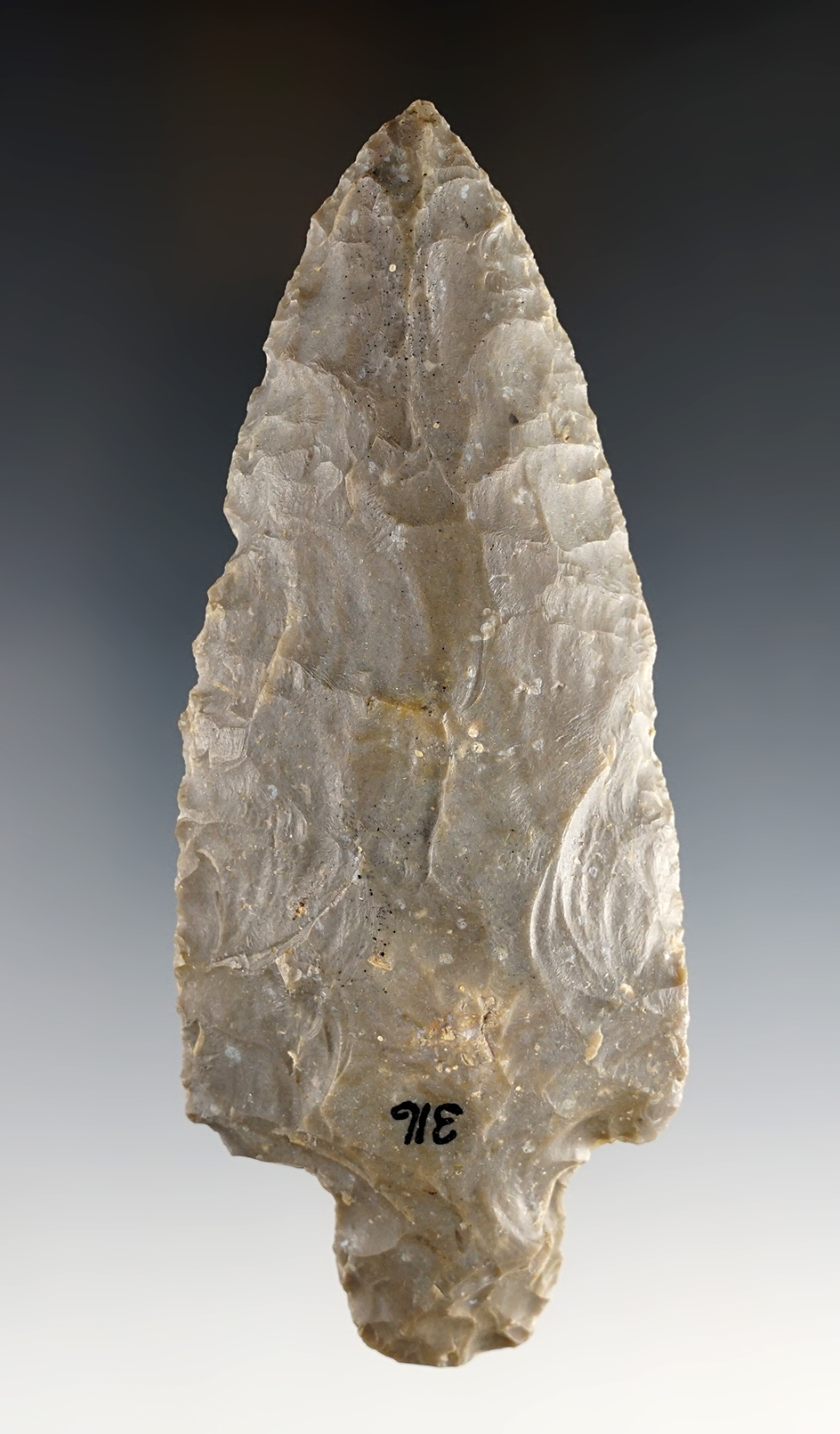 4 3/4" Adena found in Hardin Co., Ohio. Ex. Dean Driskill, Jim Hawks, Fred Fisher collections.
