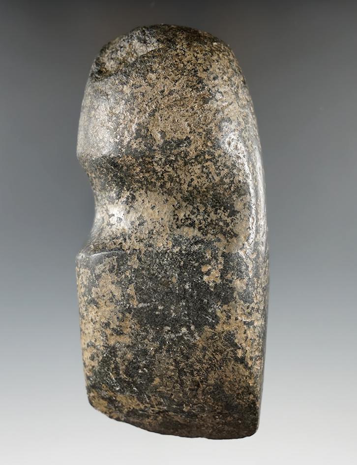 Excellent style & polish  4 1/2" long 3/4 grooved hardstone Axe - Columbiana Co., Ohio.