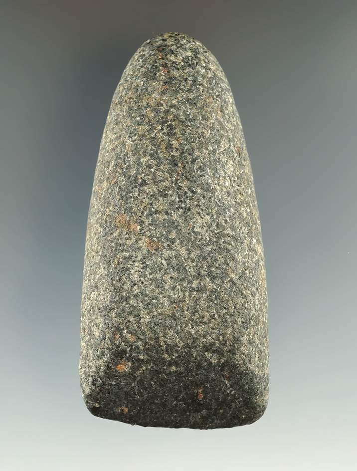 2 3/4" miniature Adena Tapered Poll Celt found in Jefferson Township, Richland Co., Ohio