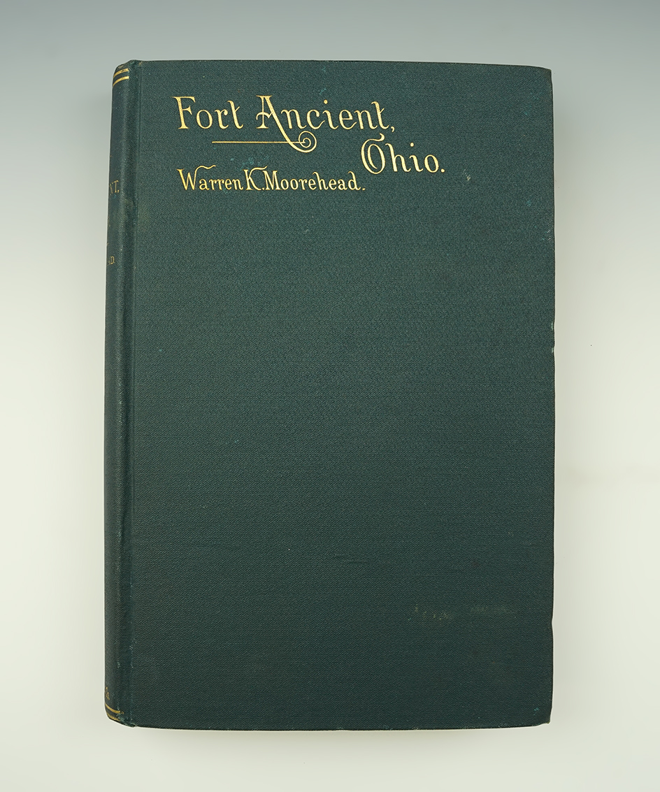 Rare hardcover book! 1890 edition: "Fort Ancient Ohio" by Warren K. Moorehead