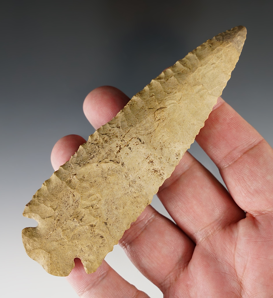 4 13/16" Beautifully Beveled Dovetail found in Kentucky.