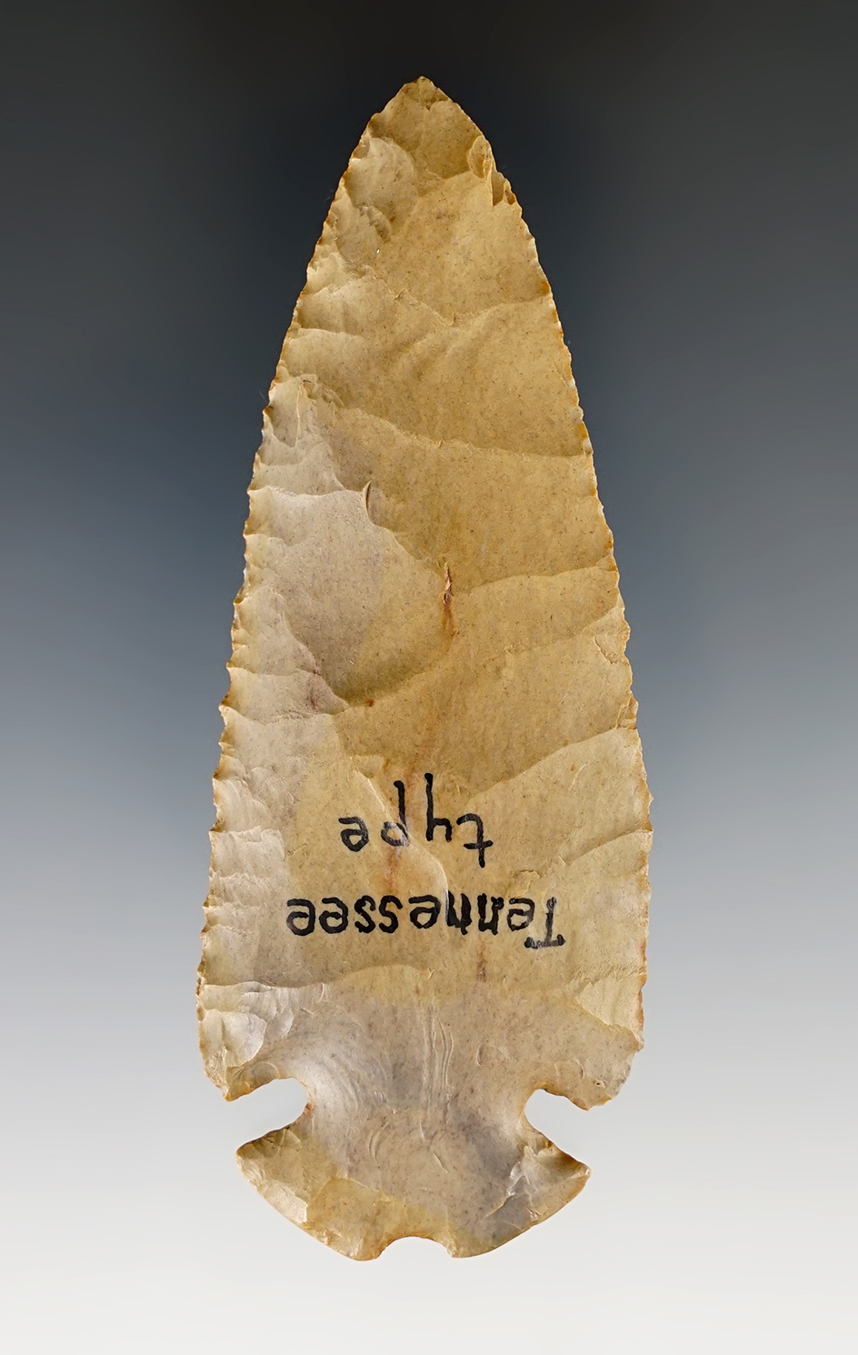 3 3/4" Classic style Notched Base Dovetail that is very nicely patinated found in Tennessee.