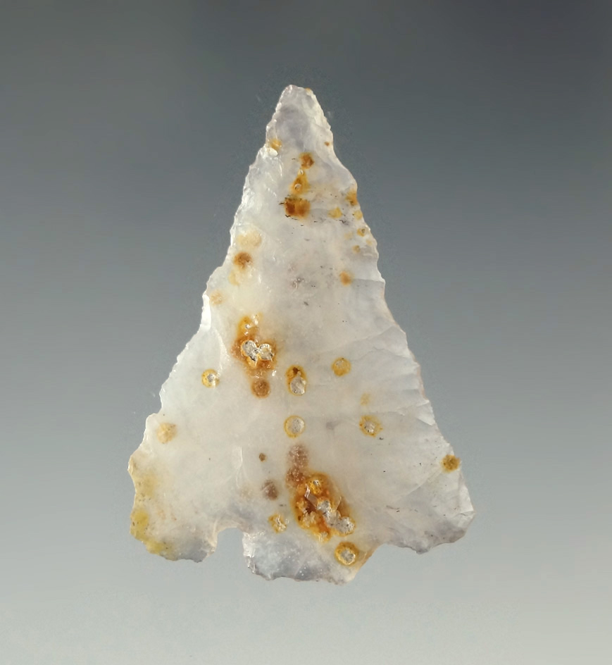 Clear translucent agate 1 3/8" Quilomene Bar found near the Columbia River. Ex. Charles Shewey.