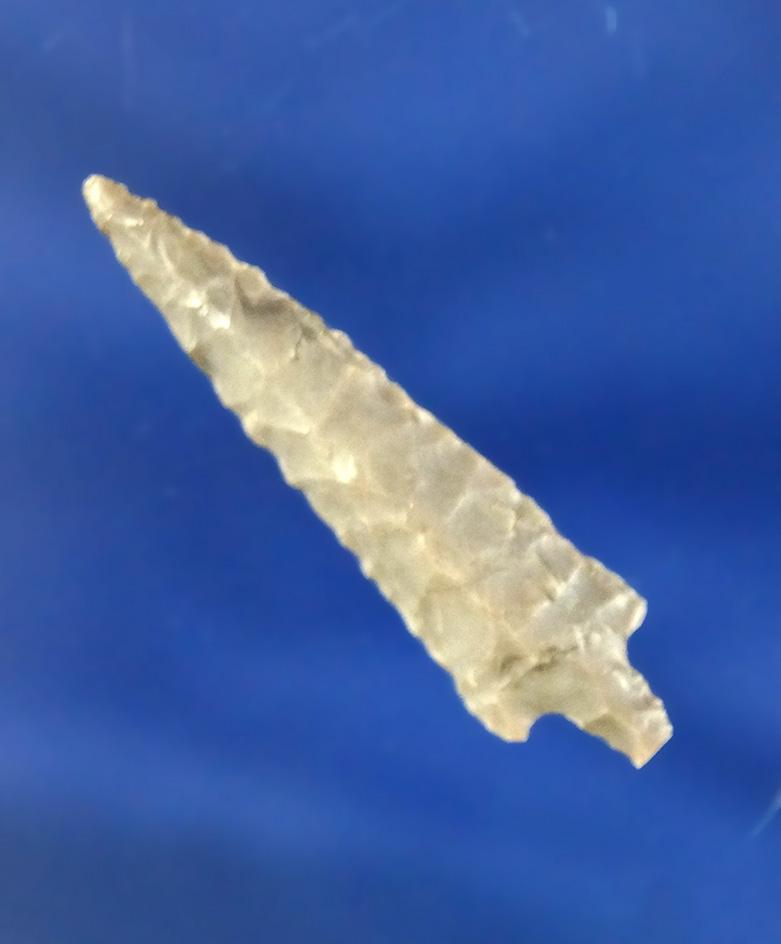 1 7/16" Rabbit Island Arrow found near the Columbia River, Oregon. Ex. John Cockrell collection.