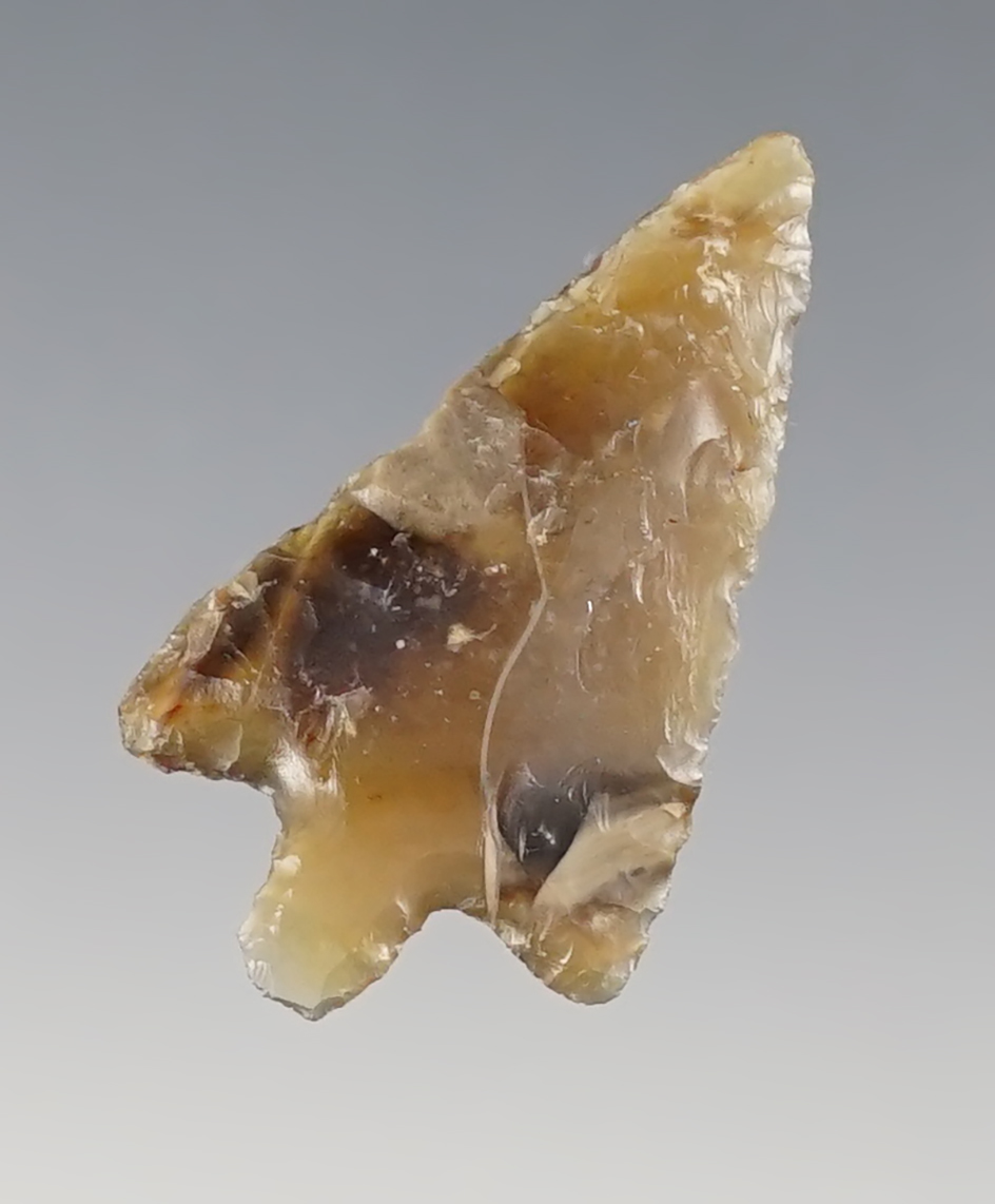 1 3/8" Wallula made from attractive Multi-color Agate. Found near the Columbia River. Ex. Wilke.