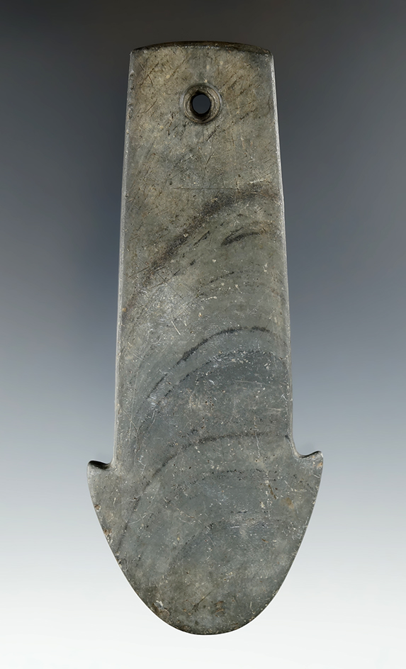 4 7/8" Adena Anchor Pendant. Found in 1850 West of Worthington, Franklin Co., Ohio.