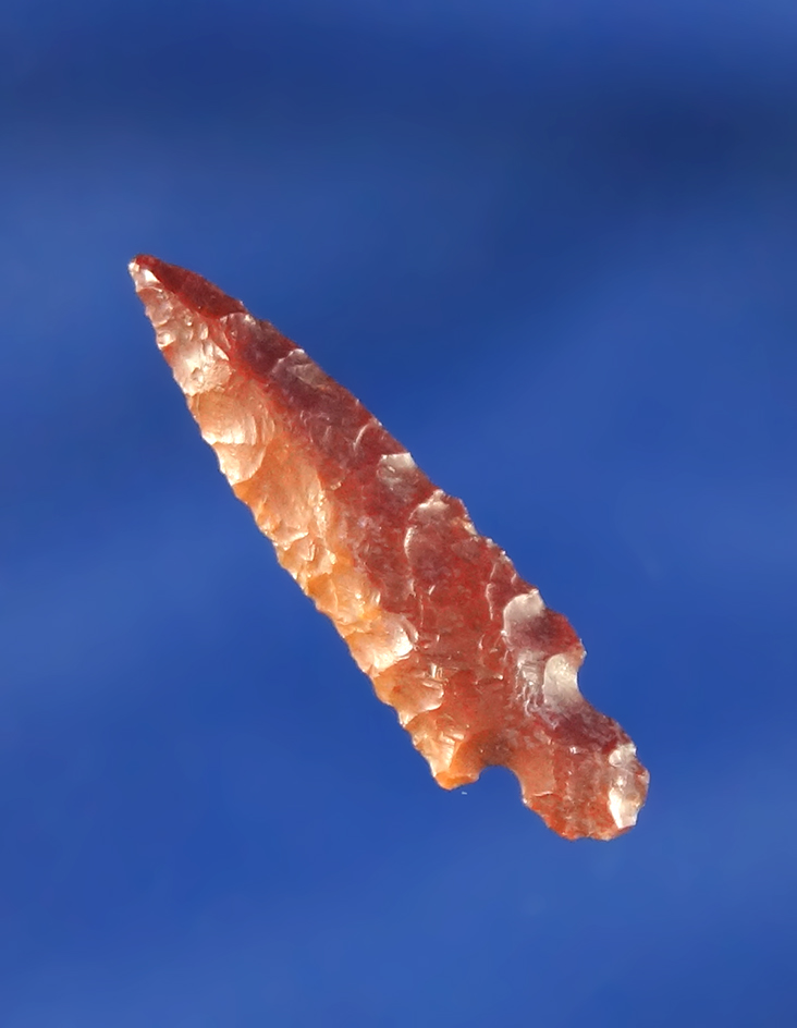 1" Klickitat Dagger made from beautiful multicolored Jasper found near the Columbia River, Oregon.