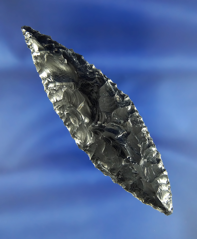 3 7/8" Bi-pointed Obsidian Knife 