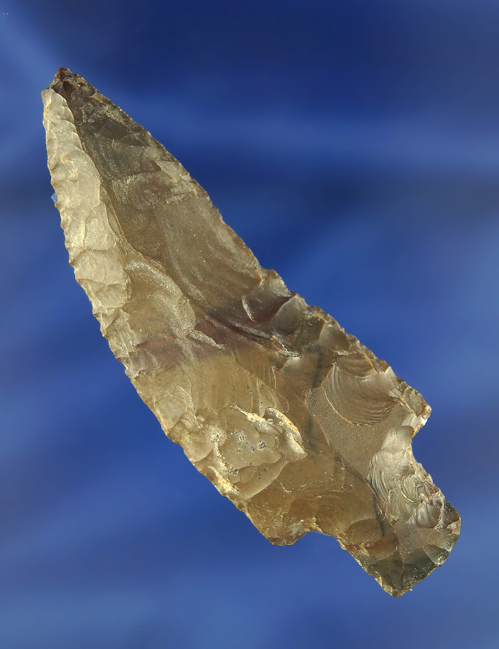 Unique 2 15/16" Stemmed Columbia River Knife. Ex. Frank Buehler collection.