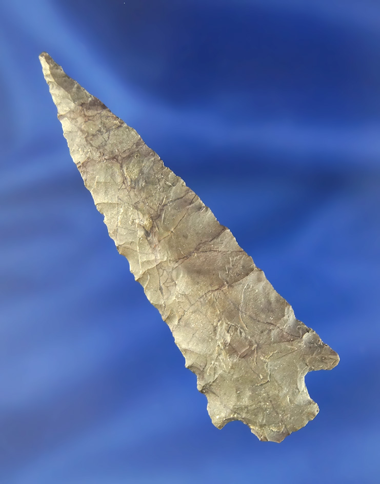 2 15/16" Elko Cornernotch found during the early 1950s in Lake County Oregon. Stermer COA.