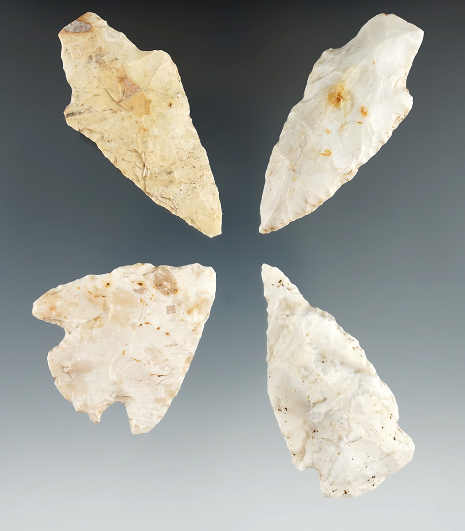 Four Missouri Knives, largest is 2 5/8".