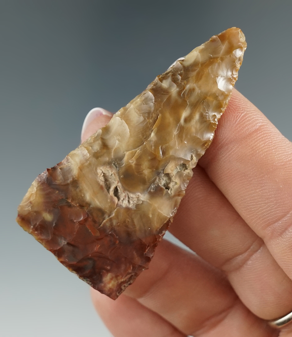 Pictured! 2 3/8" Plateau Pentagonal Knife - attractive agate found near the Columbia River