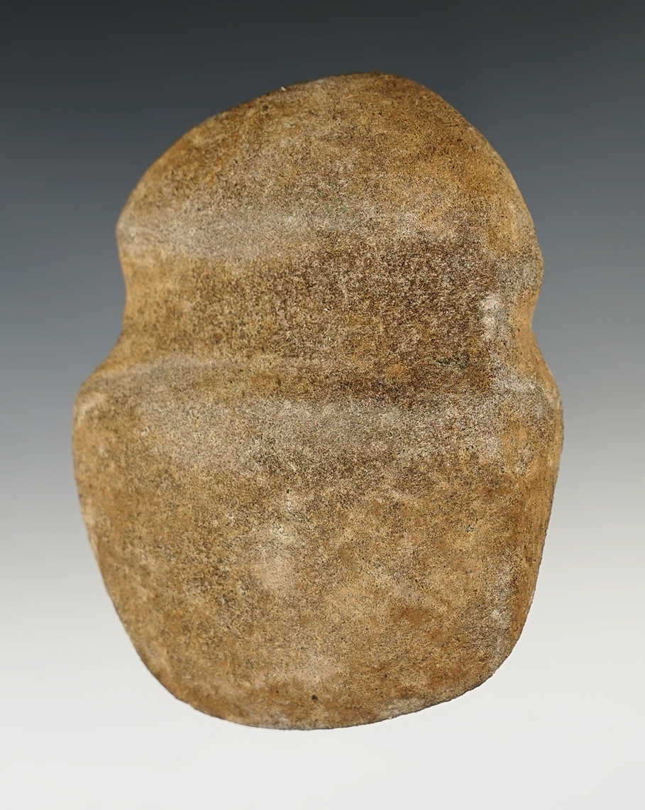 3 3/4" Full Grooved Axe made from Sandstone.